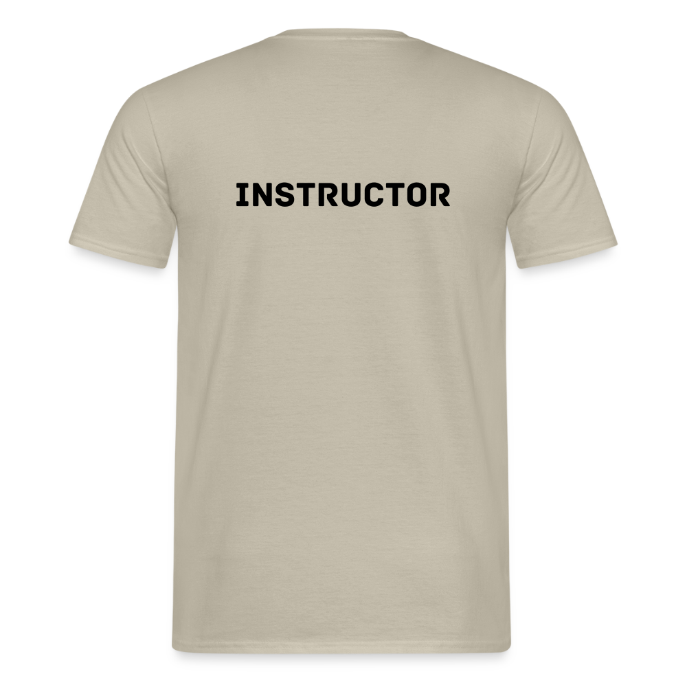 Black Raven - plain instructor t-shirt - sand beige
