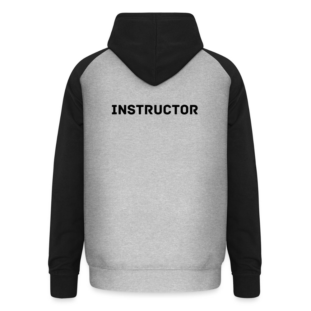 Black Raven - Instructor hoodie - heather grey/black