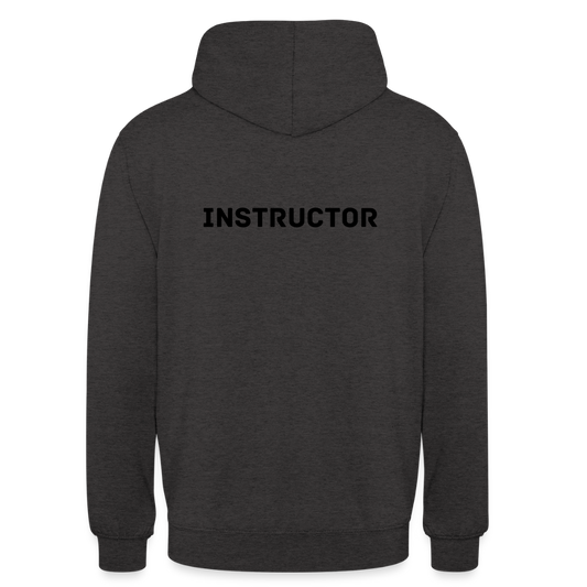 Black Raven - Plain instructor hoodie - charcoal grey