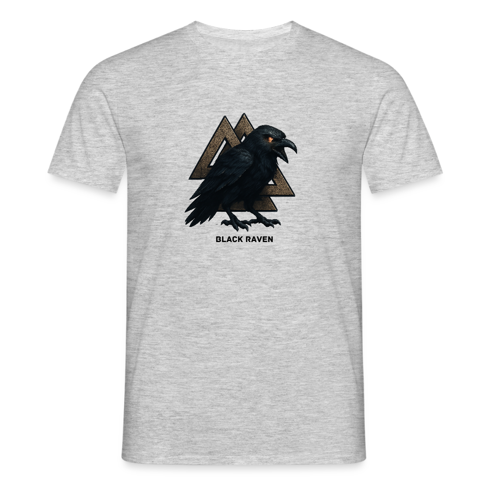 Black Raven - Valknut - heather grey